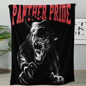 Panther Pride Sherpa blanket